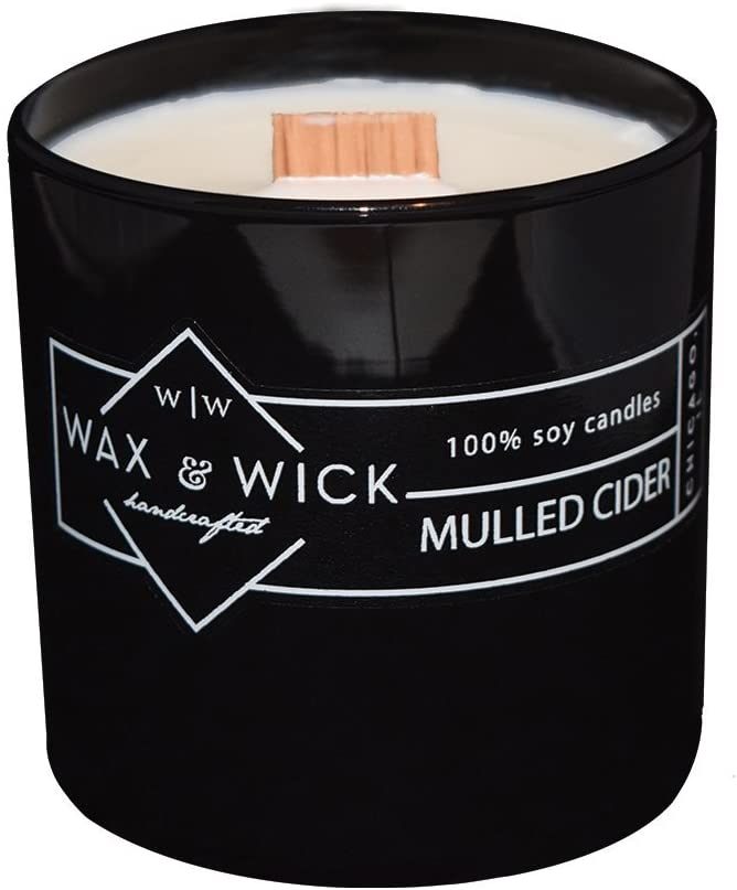 Scented Soy Candle: 100% Pure Soy Wax with Wood Double Wick