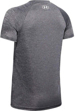 
                        
                          Load image into Gallery viewer, Under Armour Boys' Tech Split Logo Hybrid T-Shirt - JOY2ESpree
                        
                      
