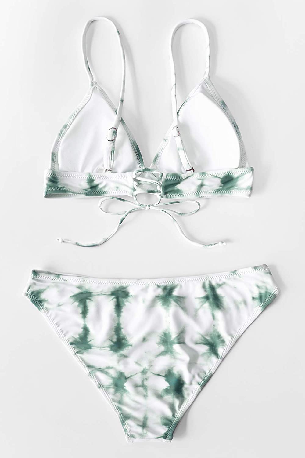 CUPSHE Women's Bikini Triangle Sexy Lace Up Two Piece Bathing Suit