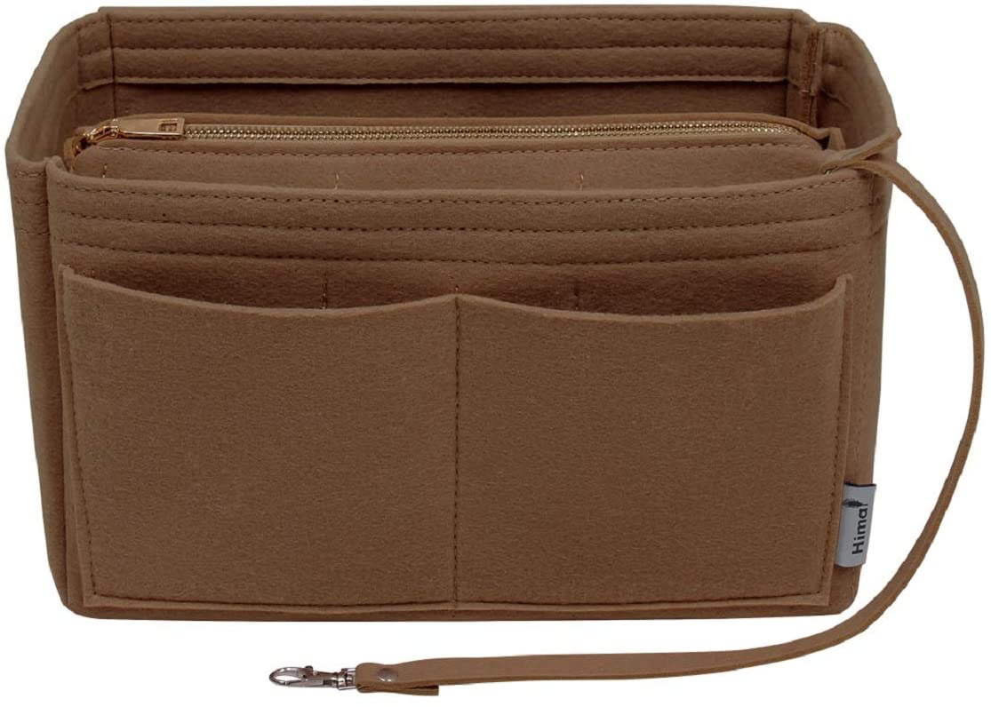 Purse Organizer Insert, Bag Organizer, Bag in Bag, Perfect for Speedy Neverfull and More, 5 Size (X-Large, Black)
