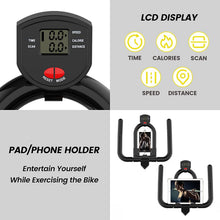 
                        
                          Muat gambar ke penampil Galeri, pooboo Magnetic Exercise Bikes Indoor Cycling Bikes Belt Driven Stationary Bike with LCD Display and Ipad Holder for Home Cardio Training - JOY2ESpree
                        
                      