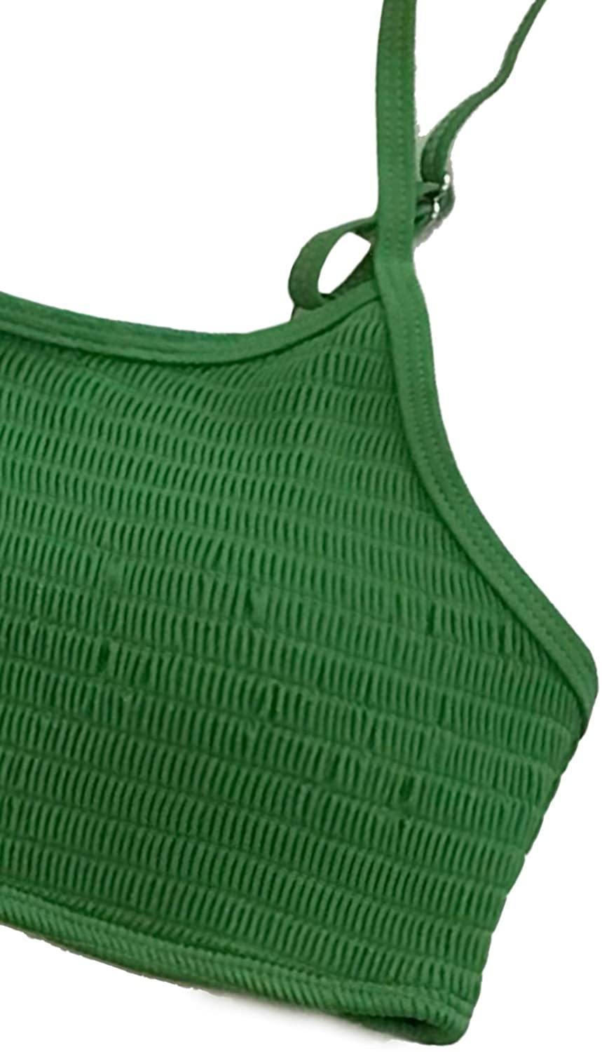 CUPSHE Women's Bikini Swimsuit Ruched Thong Two Piece Bathing Suit - JOY2ESpree