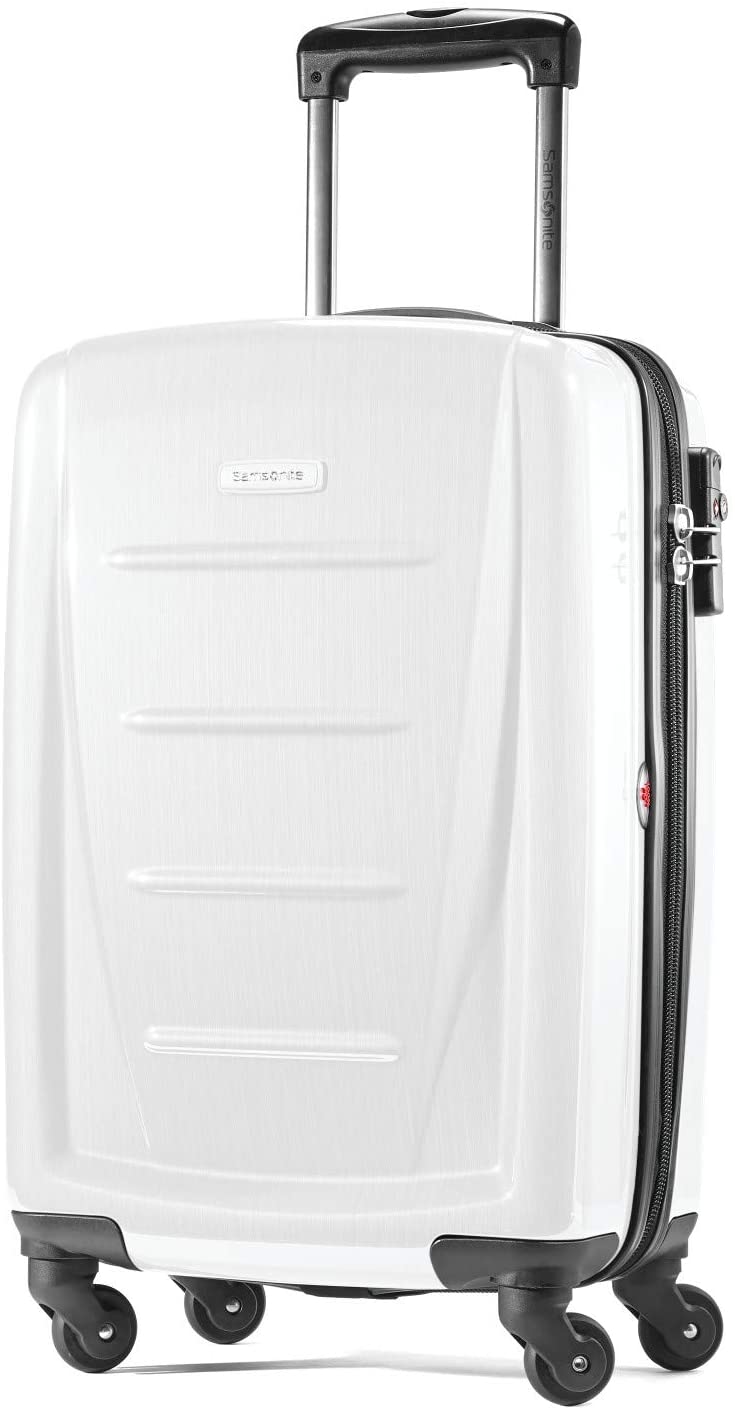 Samsonite Winfield 2 Hardside Expandable Luggage with Spinner Wheels, Charcoal, Checked-Large 28-Inch