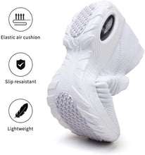 
                        
                          Load image into Gallery viewer, STQ Slip On Breathe Mesh Walking Shoes Women Fashion Sneakers Comfort Wedge Platform Loafers
                        
                      