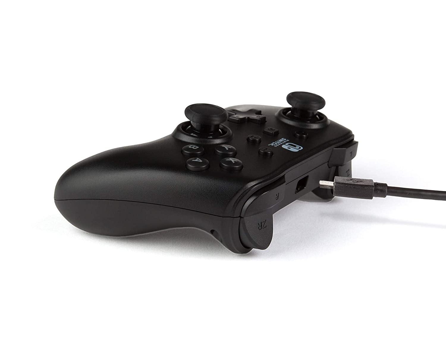 PowerA Enhanced Wired Controller for Nintendo Switch - Mario White, Gamepad, Wired Video Game Controller, Gaming Controller - Nintendo Switch - JOY2ESpree