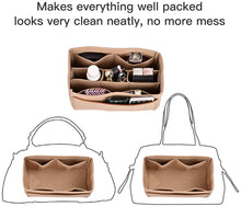 
                        
                          Load image into Gallery viewer, Felt Insert Bag Organizer Bag in Bag Handbag Fit LV Speedy Neverfull Longchamp
                        
                      