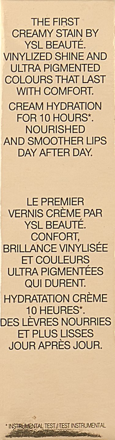 Yves Saint Laurent Vernis A Levres Vinyl Cream Lip Stain, 412 Rose Mix, 0.18 Ounce