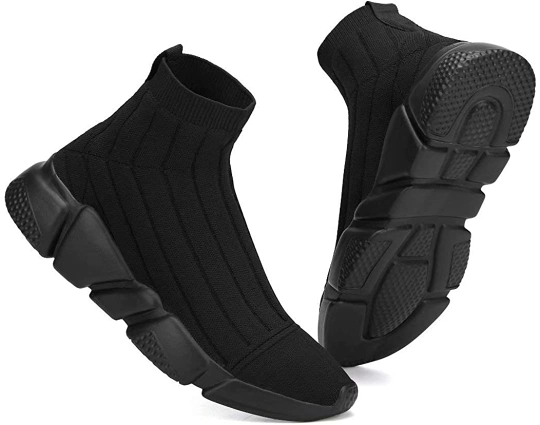 Voxge Men's and Women's Sock Sneakers Lightweight Breathable Athletic Running.