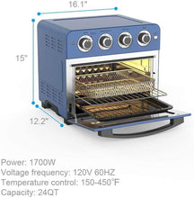 
                        
                          將圖片載入圖庫檢視器 Air Fryer Toaster Oven Combo 8-in-1 Countertop Rotisserie &amp; Dehydrator - JOY2ESpree
                        
                      