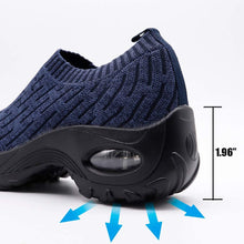 
                        
                          Load image into Gallery viewer, STQ Slip On Breathe Mesh Walking Shoes Women Fashion Sneakers Comfort Wedge Platform Loafers
                        
                      