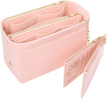 
                        
                          画像をギャラリービューアに読み込む, APSOONSELL Felt Purse Organizer Insert with Card Case, Tote Handbag Organizer Bag Insert with Zipper
                        
                      