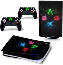 
                        
                          गैलरी व्यूवर में इमेज लोड करें, Decals Cover Whole Body Skin Protector for PS5 Playstation 5 Console Wrap Sticker Skin with 2 Wireless DualSense Controller Decal - JOY2ESpree
                        
                      
