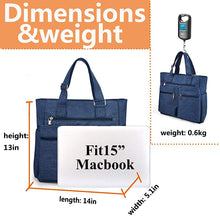 
                        
                          將圖片載入圖庫檢視器 Canvas Tote Bag Waterproof Nylon Multi Pocket Shoulder Bags Laptop Work Bag Teacher Purse and Handbags for Women &amp; Men
                        
                      