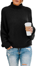 
                        
                          画像をギャラリービューアに読み込む, Saodimallsu Womens Turtleneck Oversized Sweaters Batwing Long Sleeve Pullover Loose Chunky Knit Jumper - JOY2ESpree
                        
                      