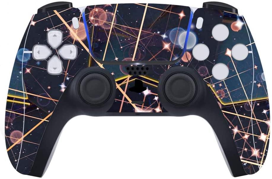 PlayVital Blue Nebula Full Set Skin Decal for PS5 Console Digital Edition - JOY2ESpree