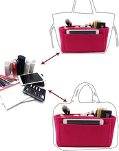 
                        
                          Cargar imagen en el visor de la galería, Felt Purse Bag Organizer Insert with zipper Bag Tote Shaper Fit Speedy Neverfull MM GM
                        
                      