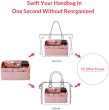 
                        
                          Cargar imagen en el visor de la galería, Felt Purse Organizer, Bag in Bag Organizer For Tote &amp; Handbag Speedy Neverfull, Medium Large Extra Large
                        
                      