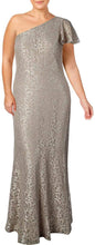 
                        
                          Load image into Gallery viewer, LAUREN RALPH LAUREN Womens Aven Glitter Lace Evening Dress
                        
                      