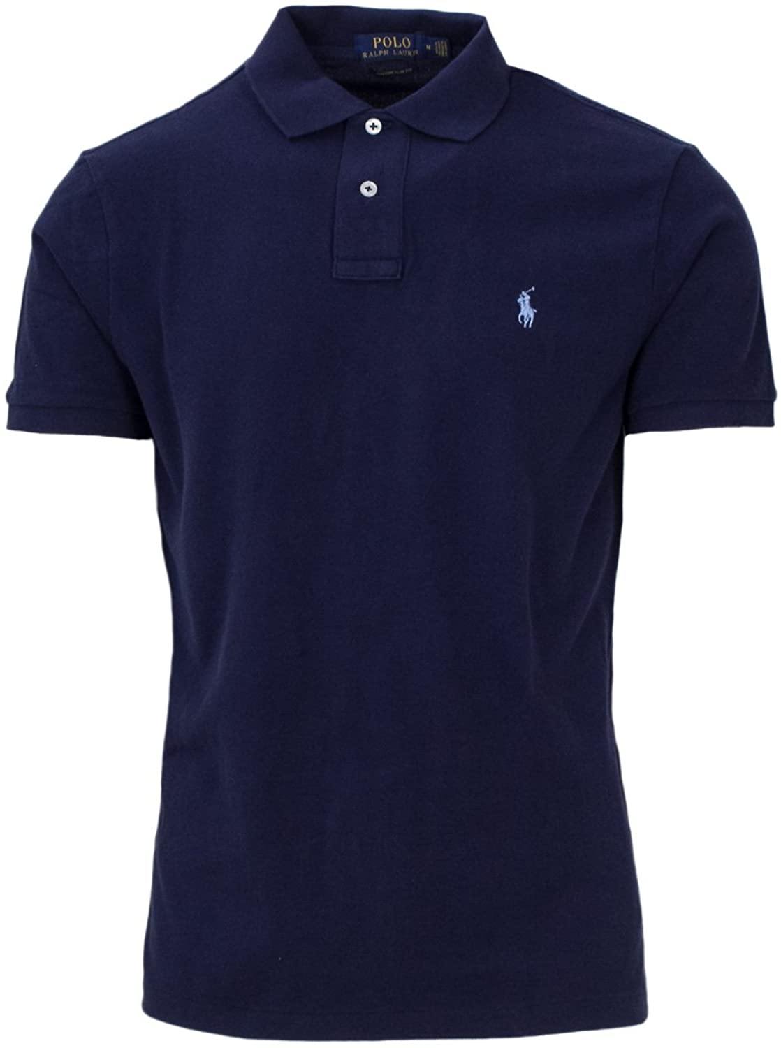 Polo RL Men's Custom Slim Fit Mesh Pony Shirt