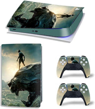 
                        
                          Load image into Gallery viewer, Mmoptop PS5 Skin for Playstation 5 Disc Version Console and Controller Vinyl Cover Skins Wrap - Black Pan-Ther - JOY2ESpree
                        
                      