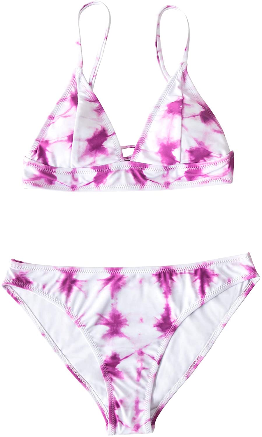 CUPSHE Women's Bikini Triangle Sexy Lace Up Two Piece Bathing Suit
