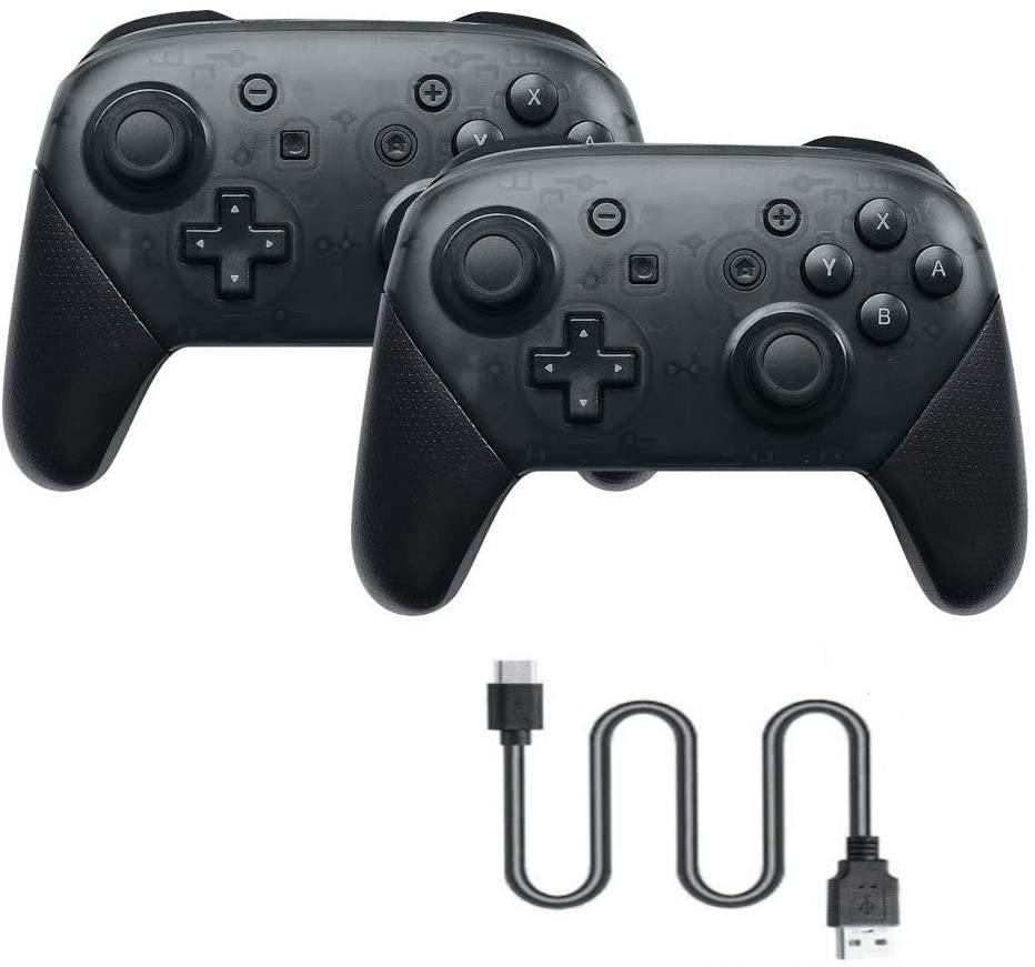 Wireless pro Game Controller 2-Pack for Nintendo Switch by Gamebound (Black & White) - JOY2ESpree