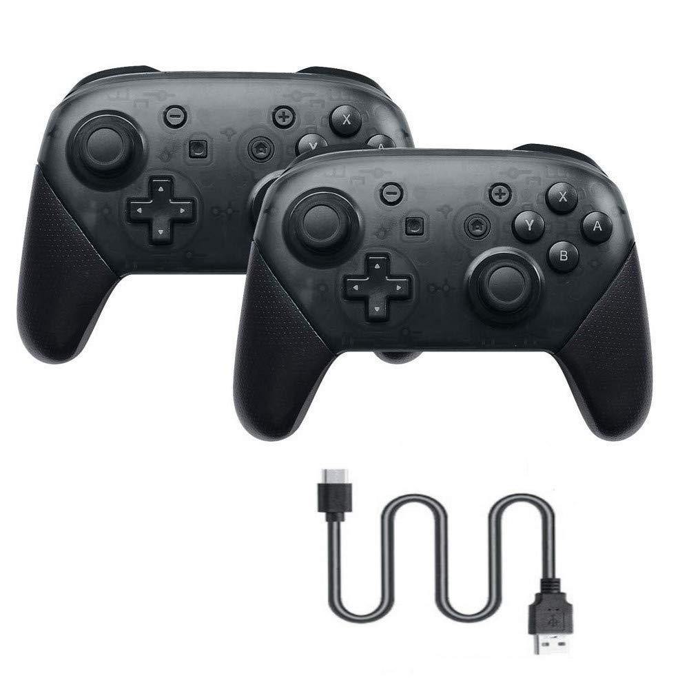 Wireless pro Game Controller 2-Pack for Nintendo Switch by Gamebound (2 Pack Black) - JOY2ESpree