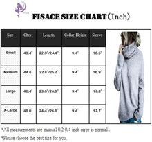 
                        
                          Muat gambar ke penampil Galeri, FISACE Womens Solid Round Neck Oversized Turtleneck Full Sleeve Knitted Sweater Pullover
                        
                      
