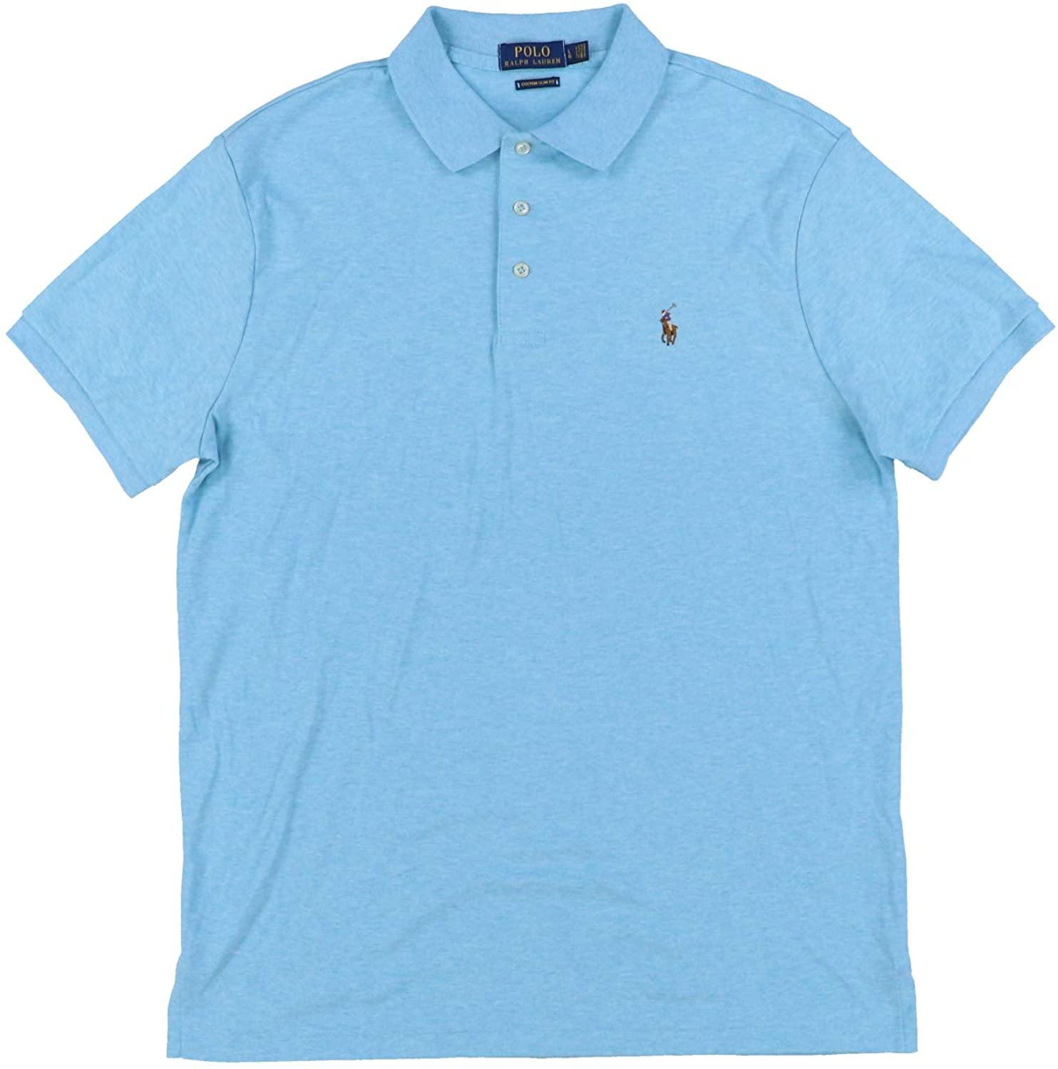 Polo Ralph Lauren Mens Custom Fit Short Sleeves Polo Shirt