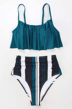 
                        
                          Muat gambar ke penampil Galeri, CUPSHE Women's High Waisted Falbala Bikini Set
                        
                      