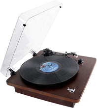 
                        
                          Muat gambar ke penampil Galeri, Vinyl Record Player, DLITIME 3-Speed Turntable with Built-in Speakers - JOY2ESpree
                        
                      