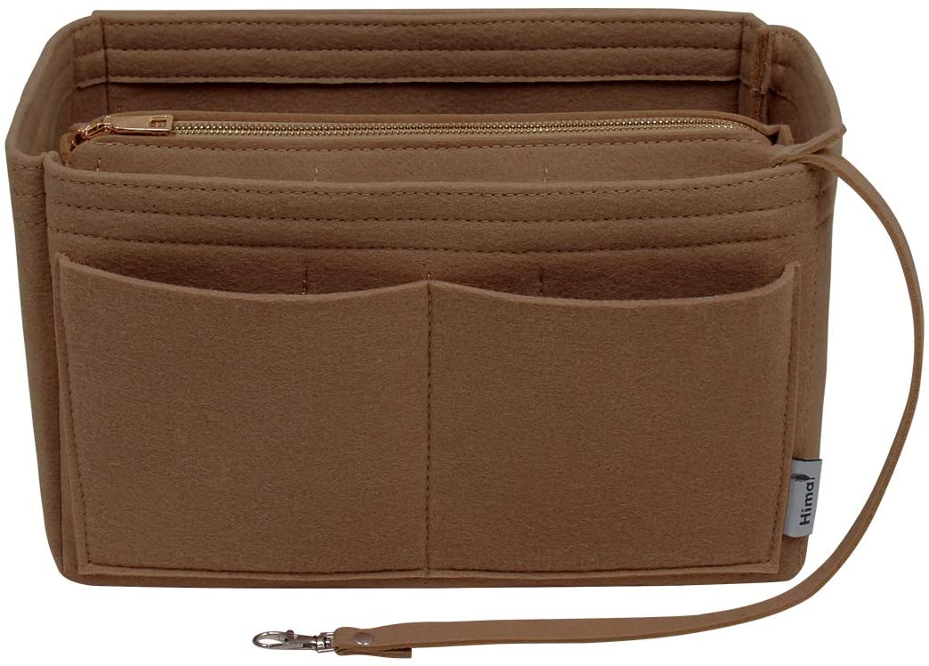 Purse Organizer Insert, Bag Organizer, Bag in Bag, Perfect for Speedy Neverfull and More, 5 Size (X-Large, Black)