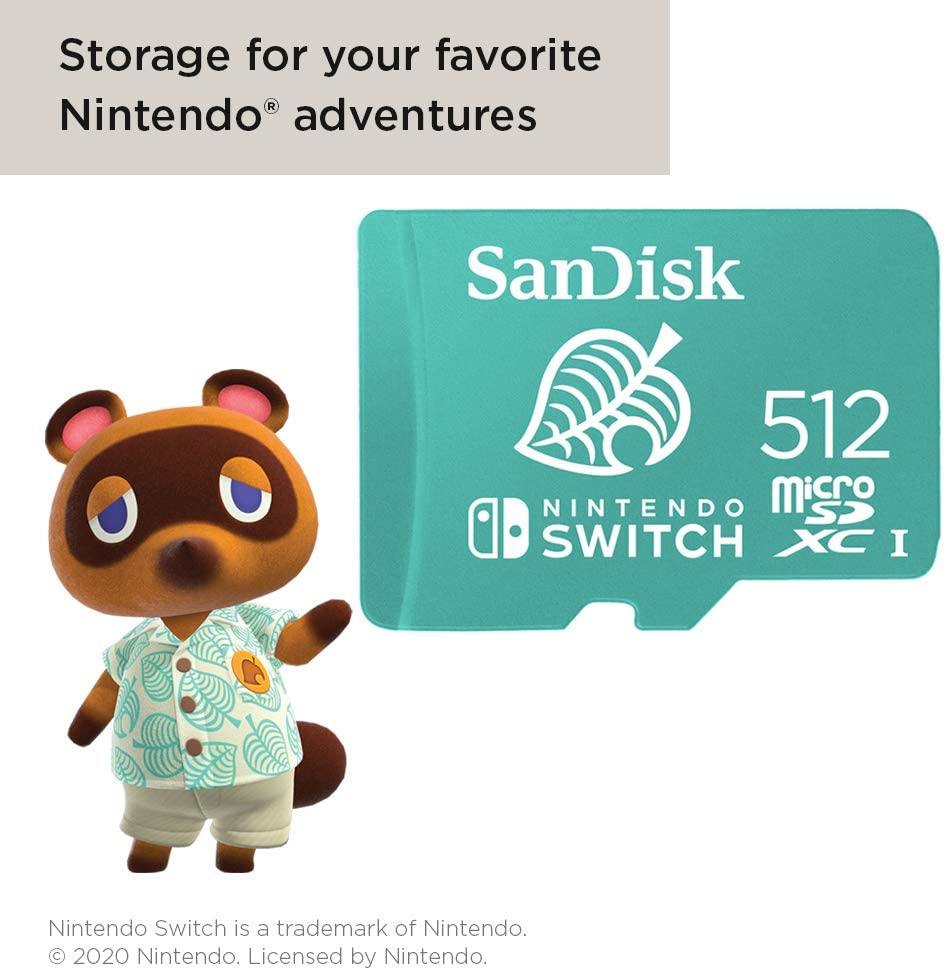 SanDisk 256GB microSDXC Card, Licensed for Nintendo Switch - SDSQXAO-256G-GNCZN - JOY2ESpree