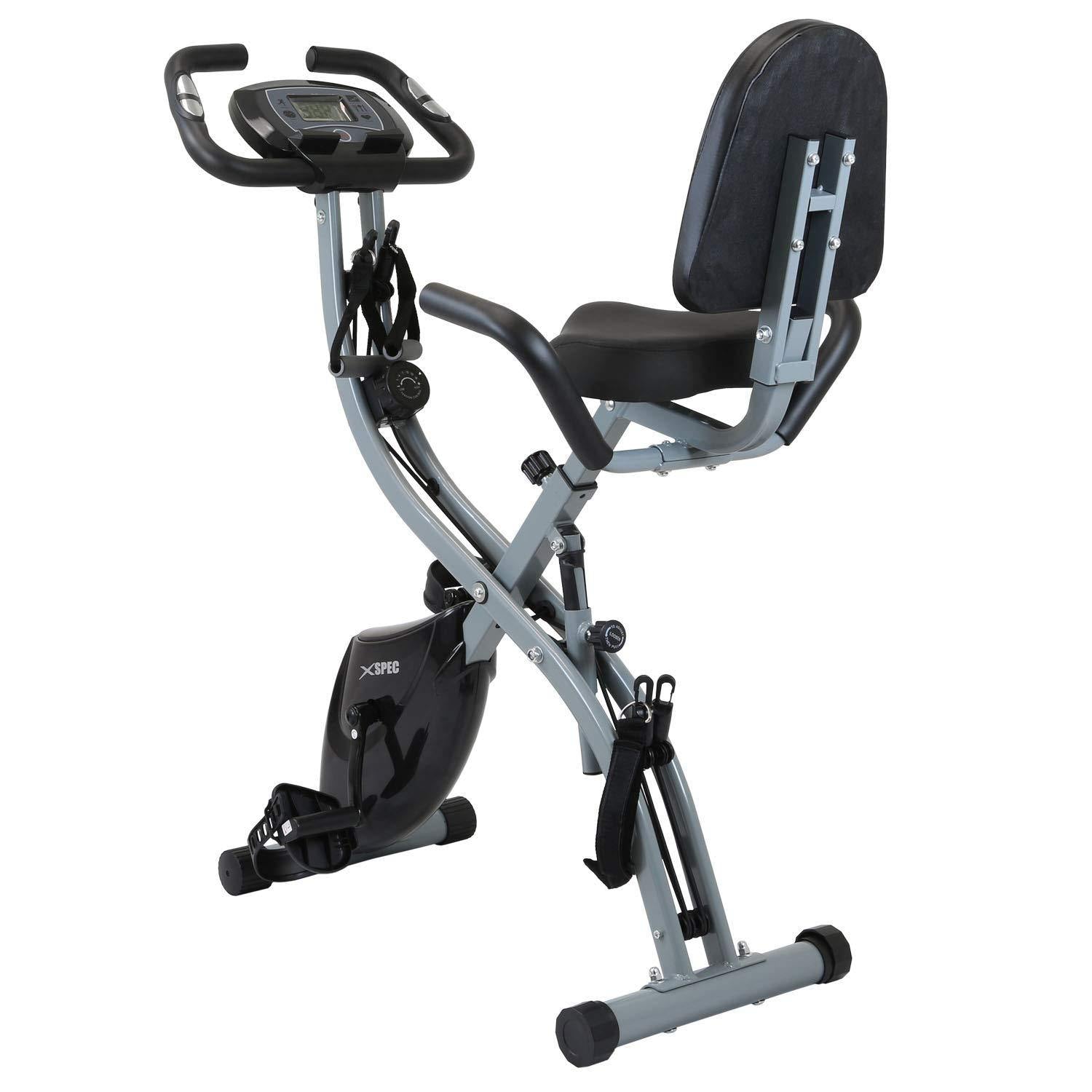 Xspec Recumbent Upright Indoor Cycling Foldable Stationary Exercise Bike - JOY2ESpree