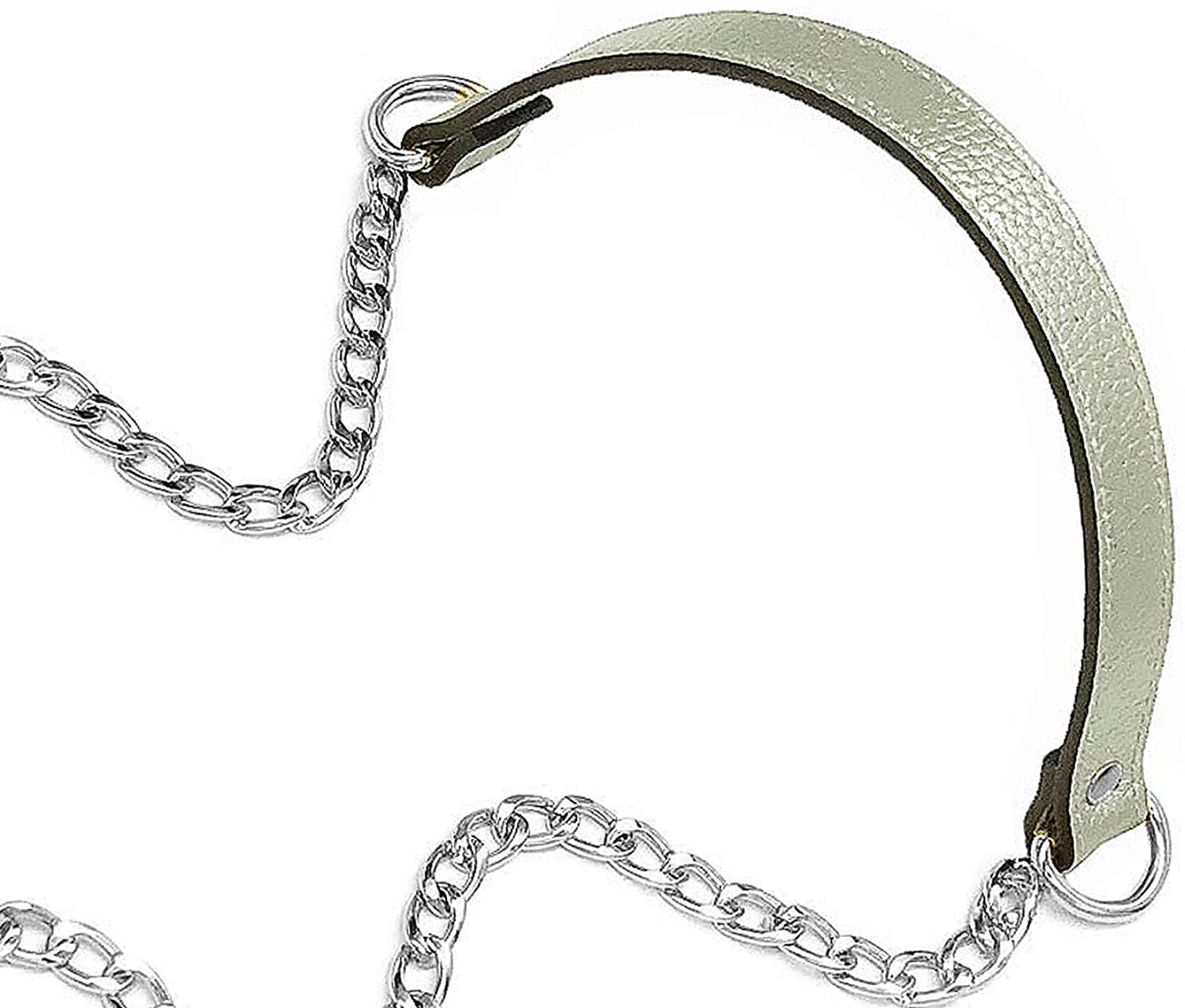 VanEnjoy Replacement Chain & Genuine Leather Shoulder Strap