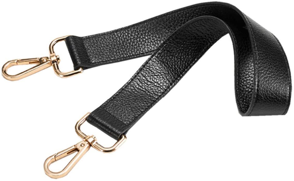 ESUPPORT Purse Straps Replacement Leather Handbags Shoulder Bag Wallet DIY 24.80 Inch Long (Black)