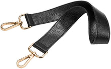 
                        
                          Load image into Gallery viewer, ESUPPORT Purse Straps Replacement Leather Handbags Shoulder Bag Wallet DIY 24.80 Inch Long (Black)
                        
                      