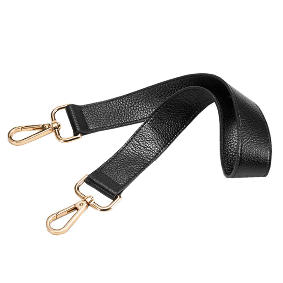 ESUPPORT Purse Straps Replacement Leather Handbags Shoulder Bag Wallet DIY 24.80 Inch Long (Black)