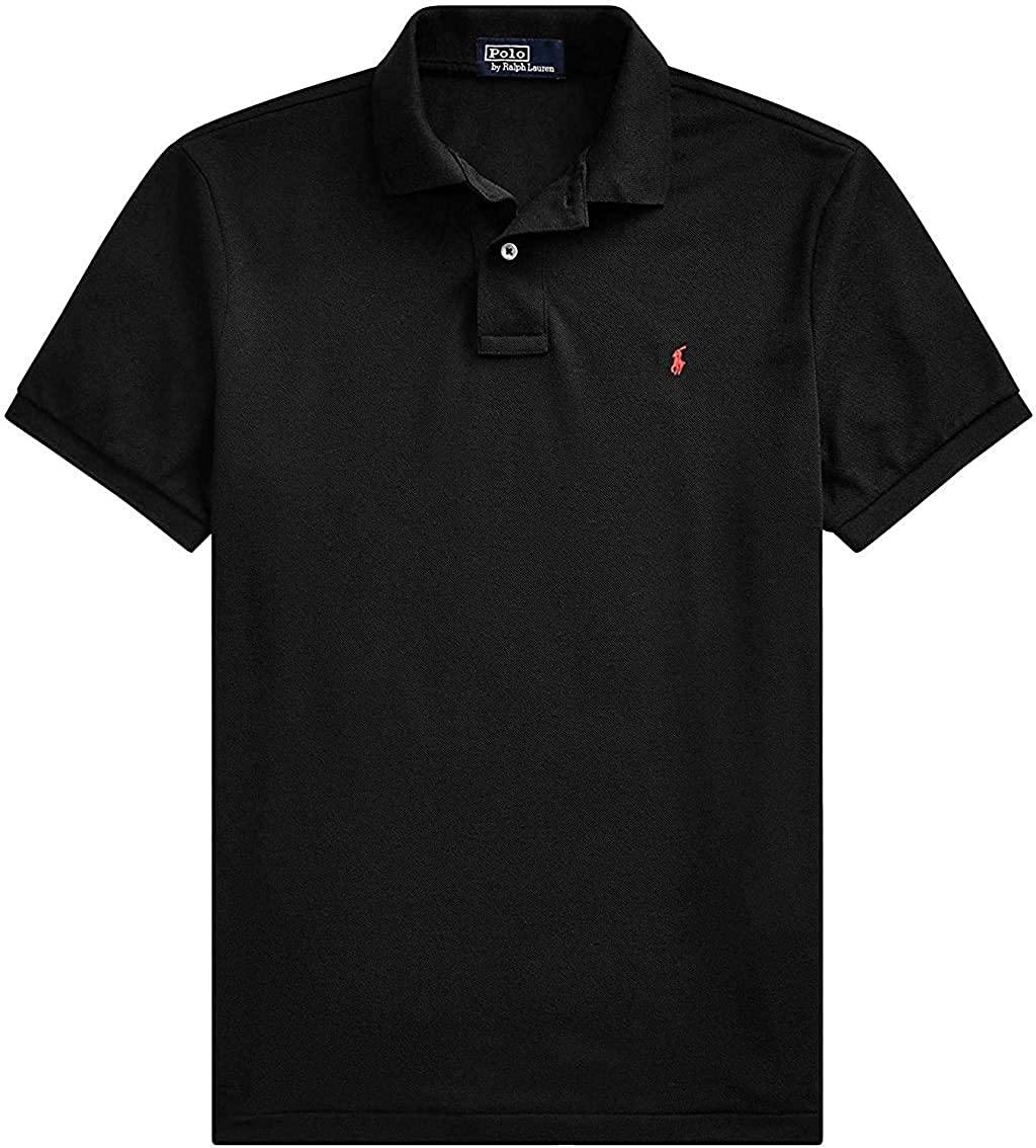 Polo RL Men's Custom Slim Fit Mesh Pony Shirt