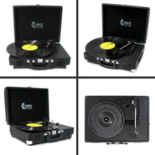 
                        
                          將圖片載入圖庫檢視器 Retro Record Player for 33/45/78 RPM Vinyl Records,Bluetooth Belt-Drive Turntable - JOY2ESpree
                        
                      