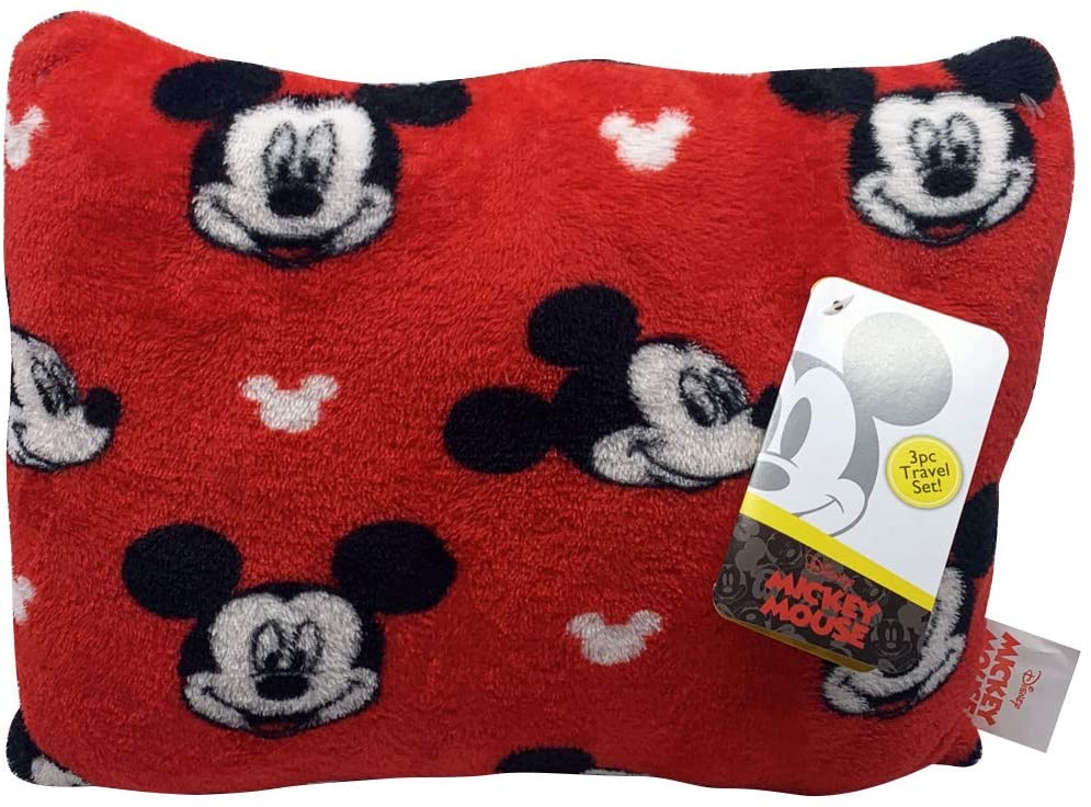 Jay Franco Mine craft Travel Set - 3 Piece Kids Travel Set Includes Blanket, Pillow