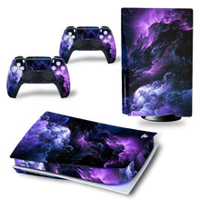 
                        
                          गैलरी व्यूवर में इमेज लोड करें, PS5 Skin Stickers Decal Full Body Vinyl Cover for Playstation 5 Console and Controllers (Disk Edition, Purple Cloud) - JOY2ESpree
                        
                      