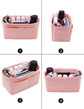 
                        
                          Cargar imagen en el visor de la galería, Felt Purse Organizer Insert Zipper Pocket with Two Removeable Bottle Holder
                        
                      