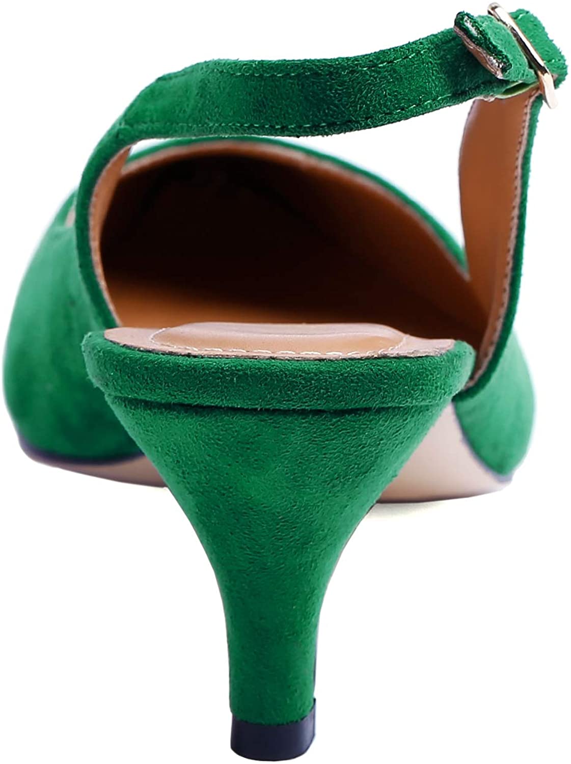 Greatonu Womens Slingback Dress Pump