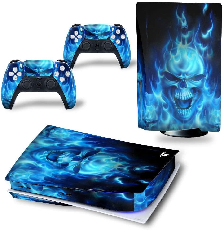 PS5 Console and Controllers Skin for Playstation 5 Disk Version - JOY2ESpree