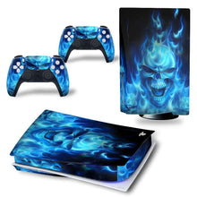 
                        
                          गैलरी व्यूवर में इमेज लोड करें, UUShop Skin Sticker Decal Cover for Playstation PS5 CD Disk Edition Console and Controllers Ghost Flame - JOY2ESpree
                        
                      