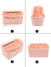 
                        
                          Muat gambar ke penampil Galeri, Felt Fabric Purse Tote Diaper Bag Organizer Insert Bag in Bag with Zipper Inner Pocket For Neverfull Speedy
                        
                      