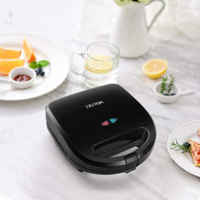 
                        
                          Cargar imagen en el visor de la galería, OSTBA Sandwich Maker, Toaster and Electric Panini Press with Non-stick plates, LED Indicator Lights, Cool Touch Handle, Black - JOY2ESpree
                        
                      