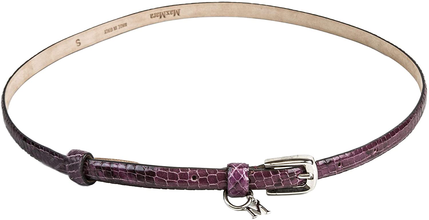 Max Mara Women's Narvel Thin Leather Belt