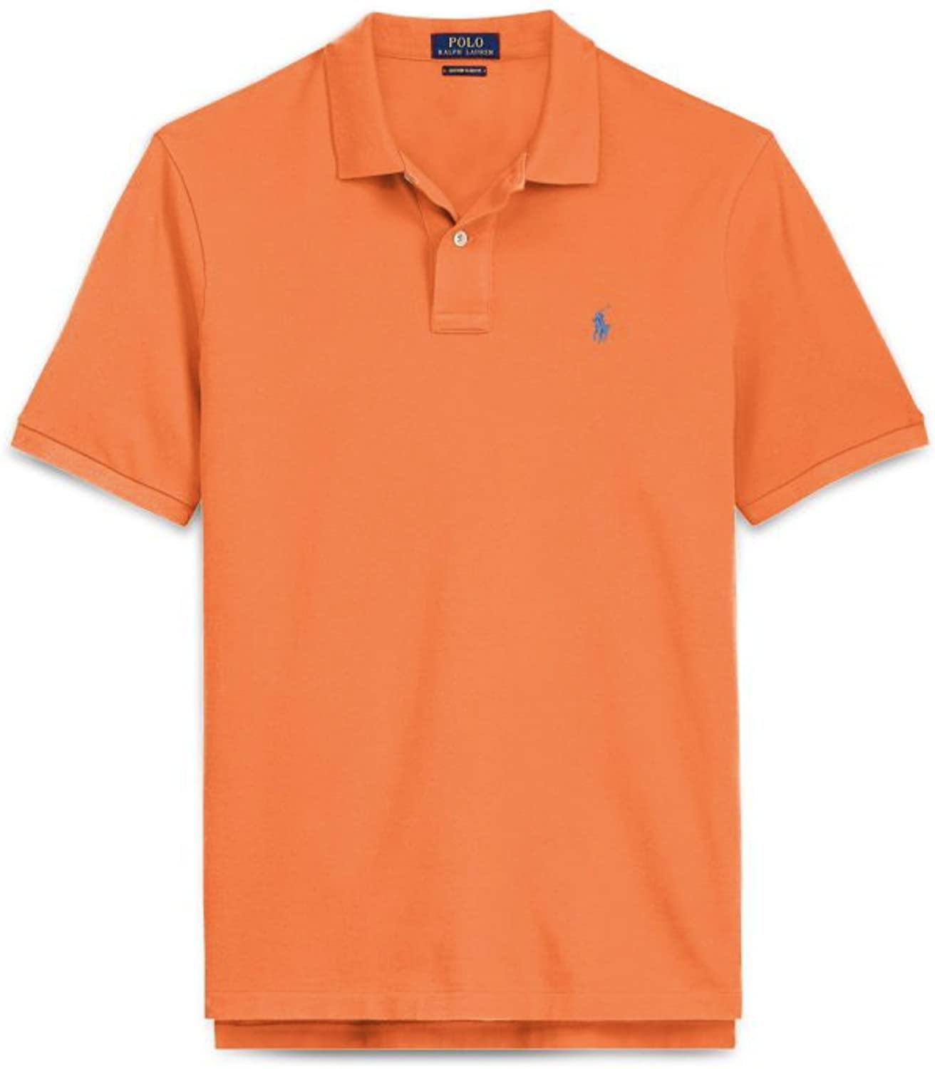 Polo RL Men's Custom Slim Fit Mesh Pony Shirt